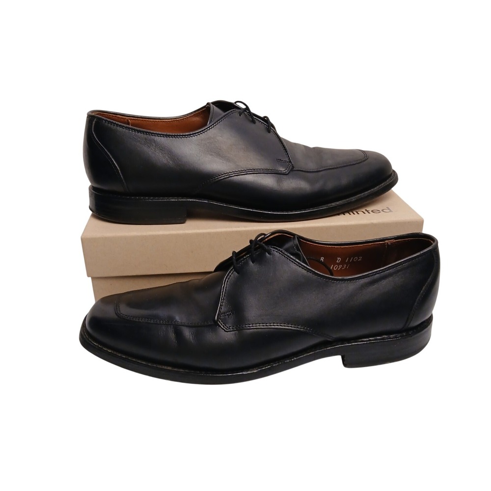 Allen Edmonds Sz 8 D  "Burton"‎  Brown Blucher Style #10931 Leather Shoes #1515